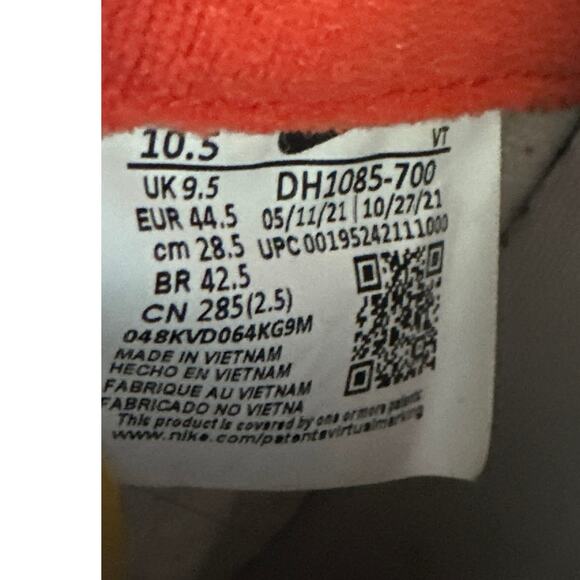 Nike Air Max 97 BVRTN OR Multicolor Running Shoes Men's Size - Picture 10 of 10